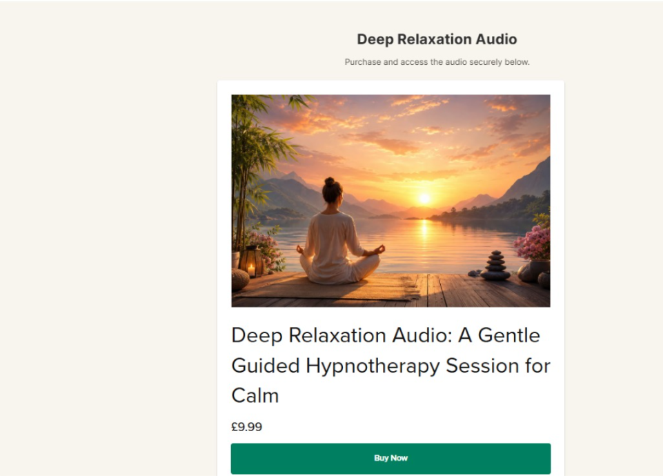 Deep Relaxation Audio — A Gentle Guided Hypnotherapy Session for Calm by Amy Allen